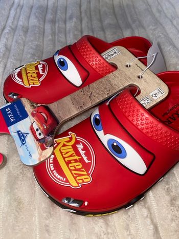 Sabot crocs cars pixar Disney flash mcqueen T29