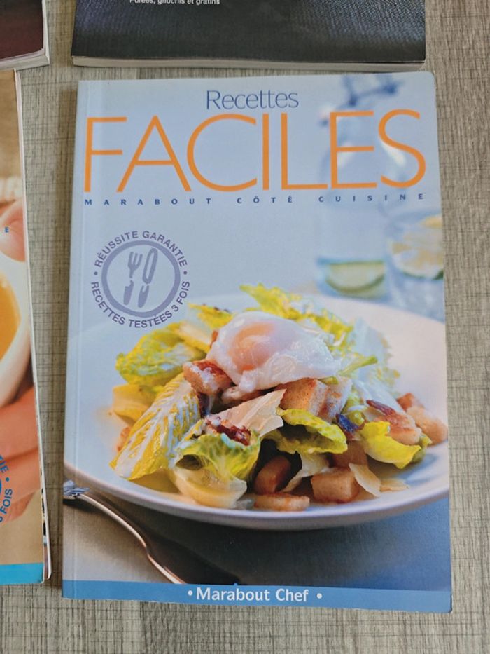 Lot de 4 livres de recettes de cuisine Marabout chef - photo numéro 8