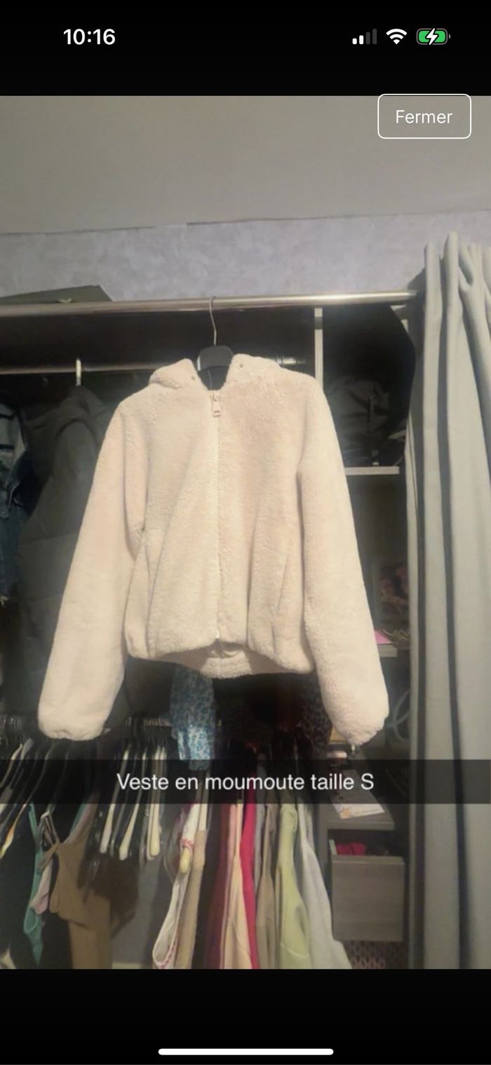 Veste en moumoute