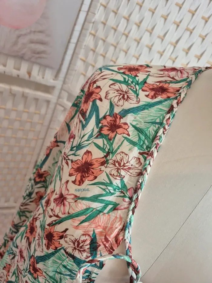 💕Jolie tunique / Kimono fleuri  Kaporal Femme TS /36 - La touche bohème de l'été ! 💕 - photo numéro 6