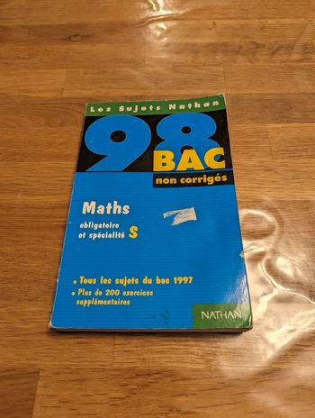 Anabac Maths obligatoire et spécialité S non corrigés