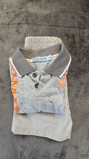 Ensemble short et polo 6 mois