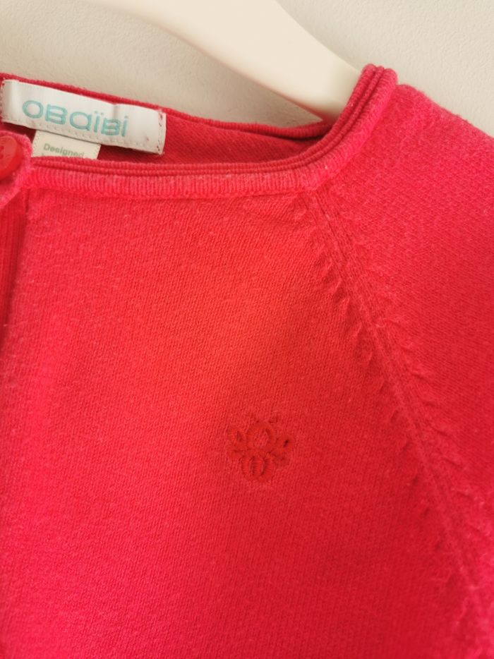 Boléro, gilet court rose Obaïbi 12 Mois - photo numéro 3