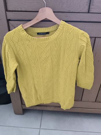 Pull 100% coton monoprix femme taille 2