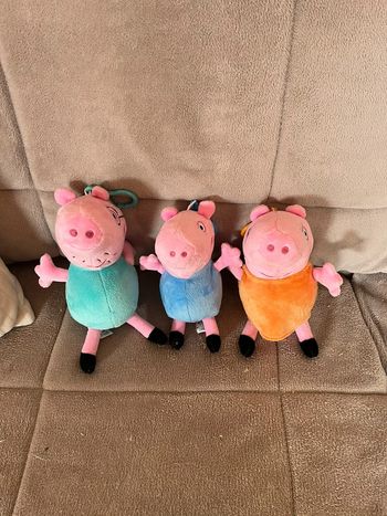 Ensemble peluche peppa pig