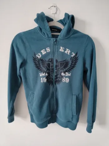 Gilet garçon zippé
