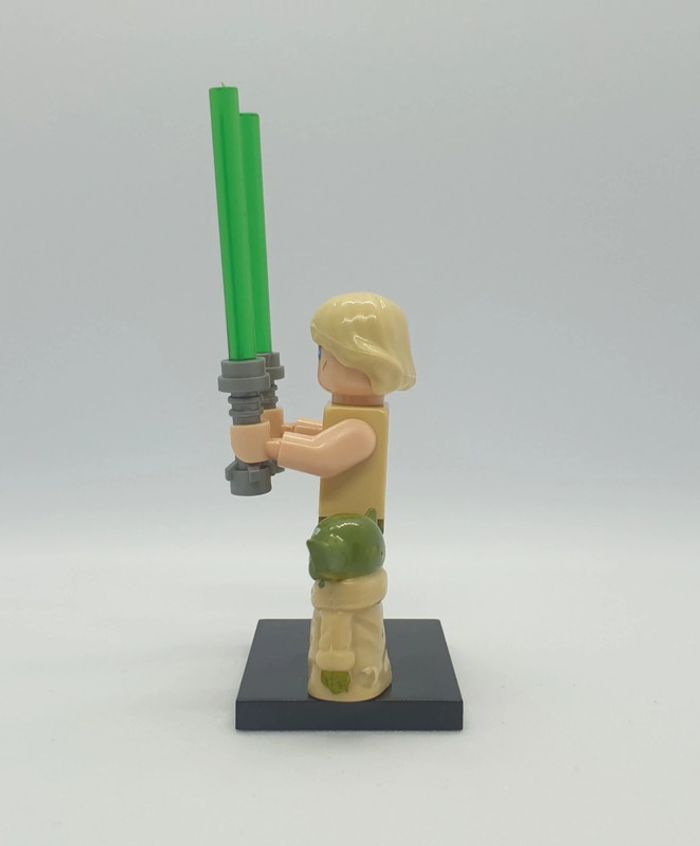 🌠 Figurine Star Wars - Luke Skywalker avec Yoda - (Style Lego) 🌠 - photo numéro 2