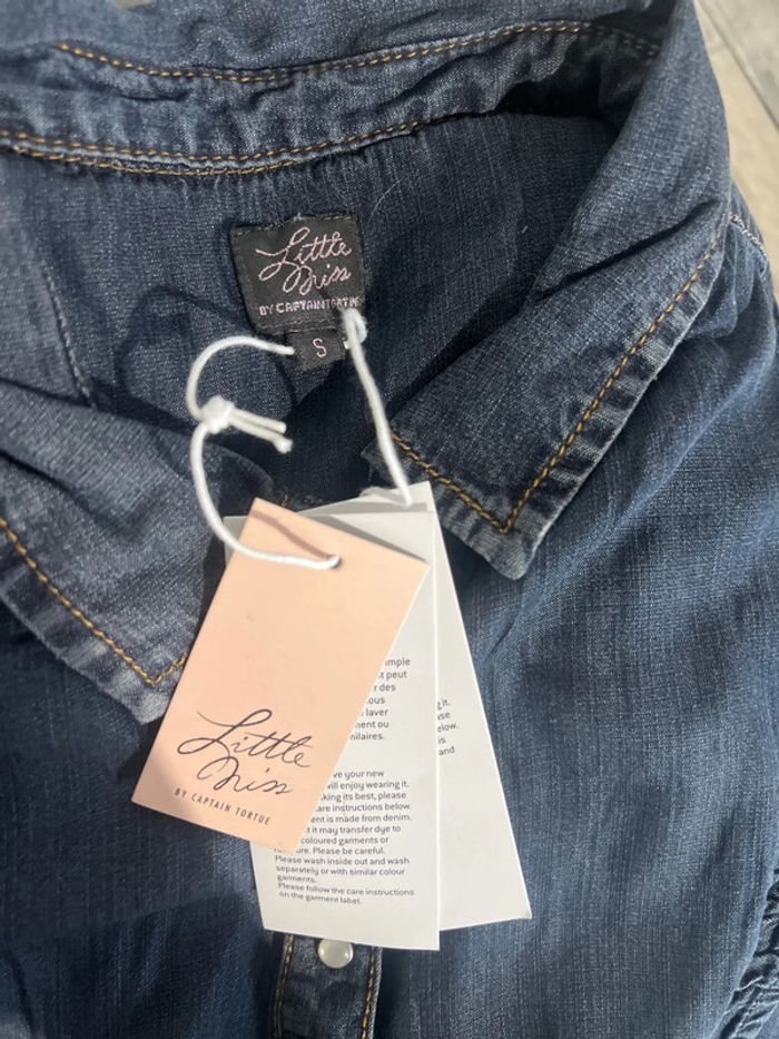 Magnifique robe jeans léger - photo numéro 8