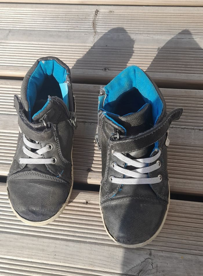 Baskets montante à scratchs - photo numéro 3