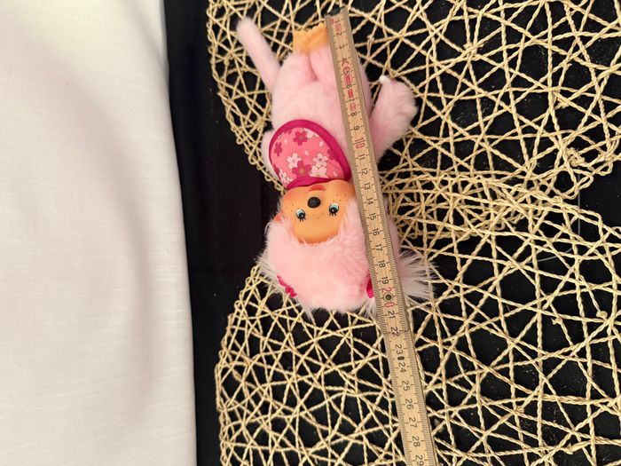 Monchhichi – Peluche Monchhichi Pinky Sakura Rose Fleurs cerisier - photo numéro 6