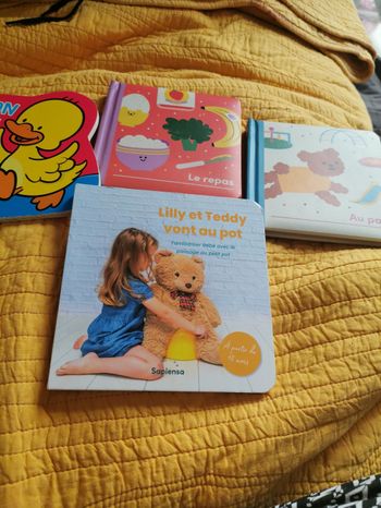 Lot de 4 livres cartonnes enfant