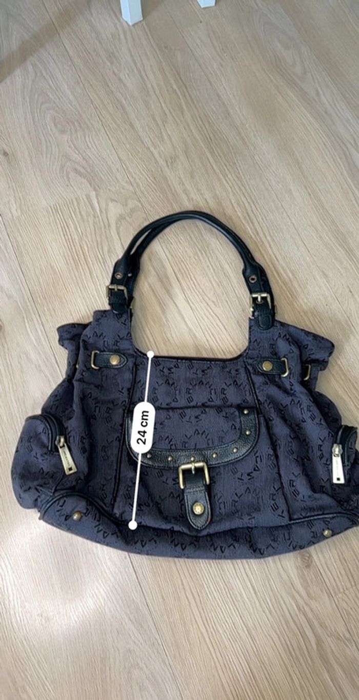 Sac à main Lancaster gris/noir – élégant et intemporel - photo numéro 5