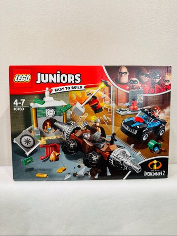 Lego juniors easy to build Incredibles Le braquage d’une banque du démolisseur 4/7 ans 10760
