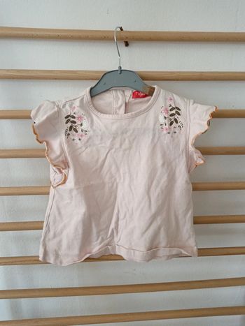T-shirt tissaia fleurie