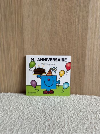 Livre monsieur anniversaire