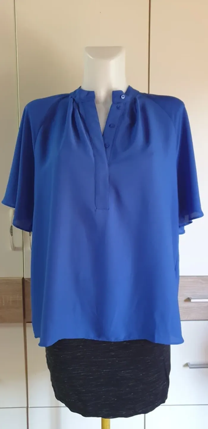 💙 Blouse femme bleue ample 💙 - photo numéro 2