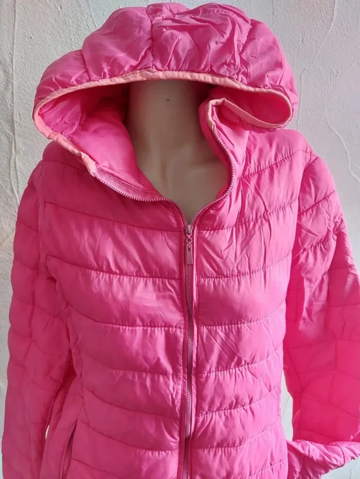 Doudoune rose légère Taille L - photo numéro 2