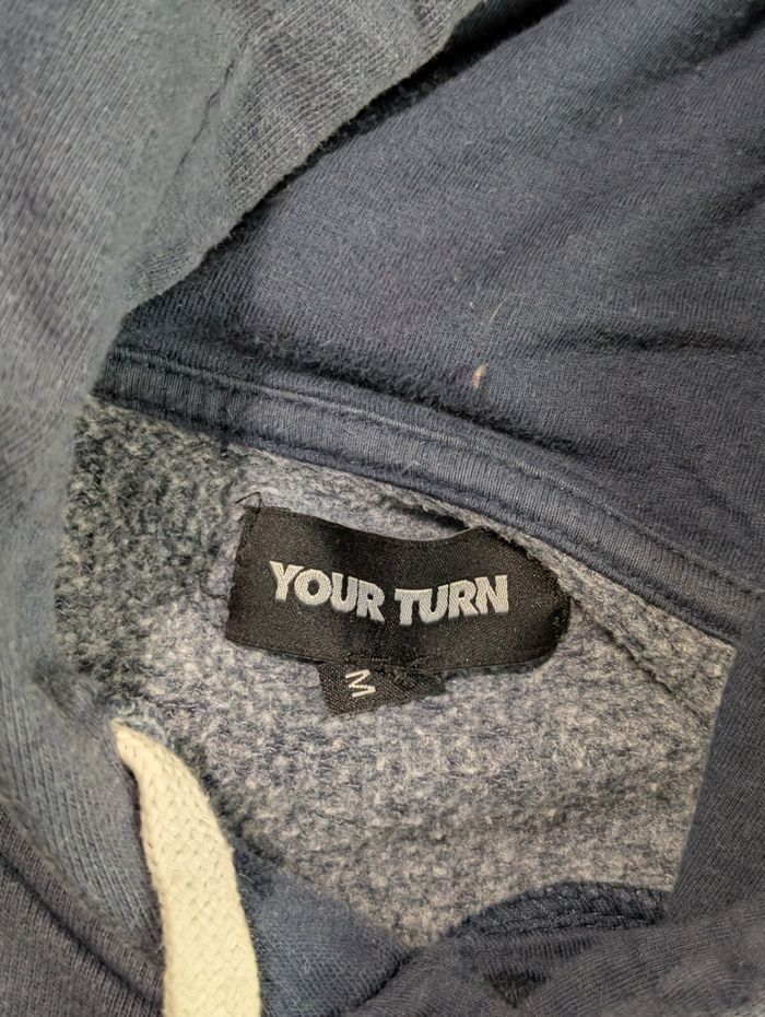 Hoodie YOUR TURN - Amsterdam Red Light District - Bleu/Blanc/Rouge - M - photo numéro 6