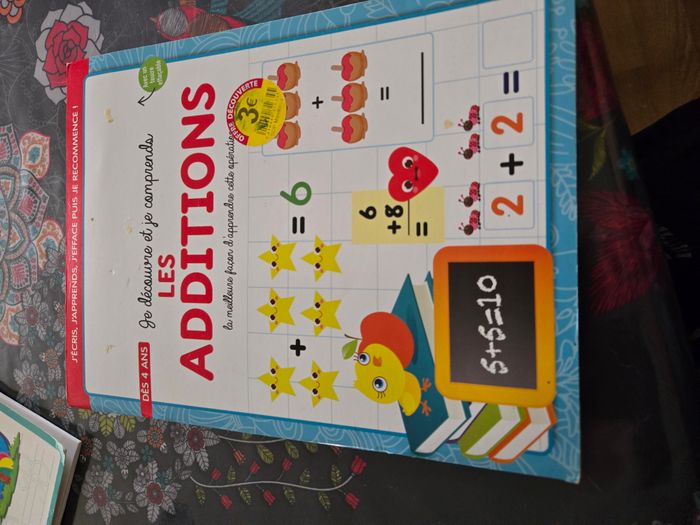 Livre d'activité pour enfans sur les additions