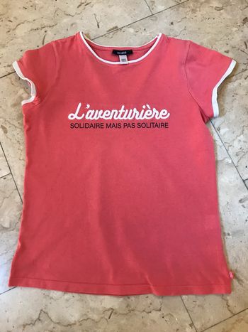 Teeshirt corail fille 12 Ans