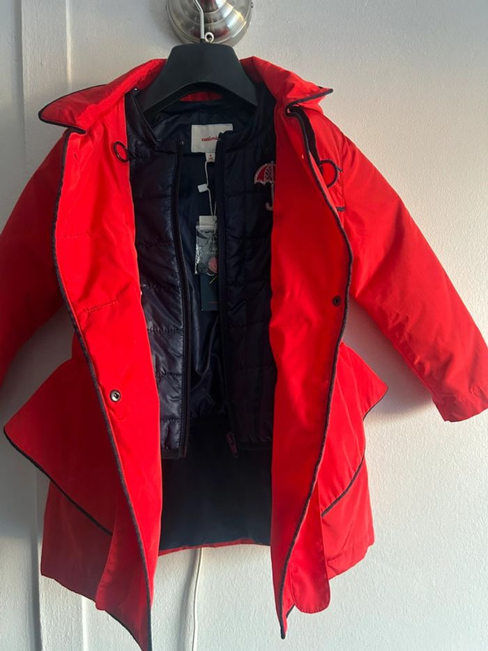 Blouson imperméable rouge Catimini collection Mary Poppins. - photo numéro 5