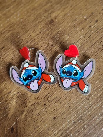 Boucles d'oreilles Stitch Disney
