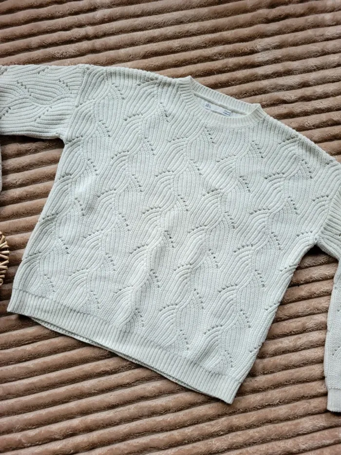 Pull blanc femme de marque SFera de taille S - photo numéro 2