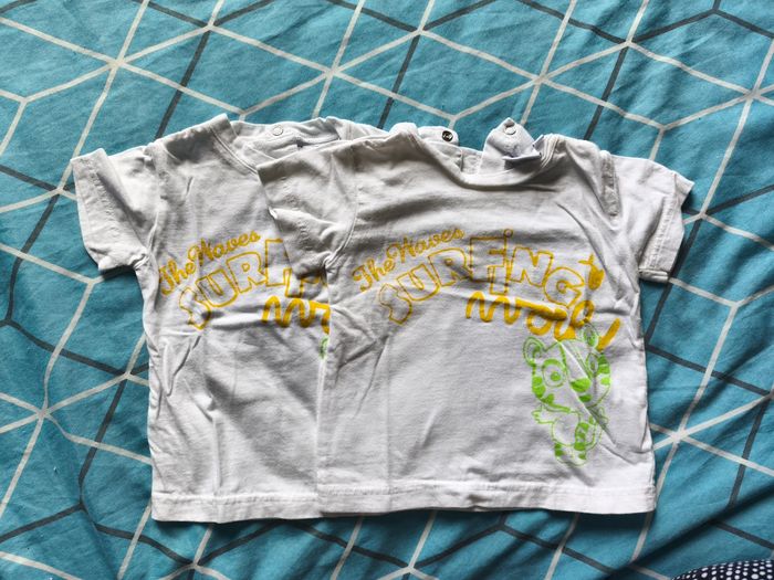 Lot 6 tee shirts 12 mois - photo numéro 5