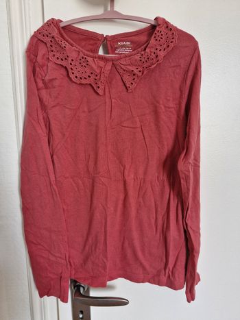 Haut manches longues kiabi