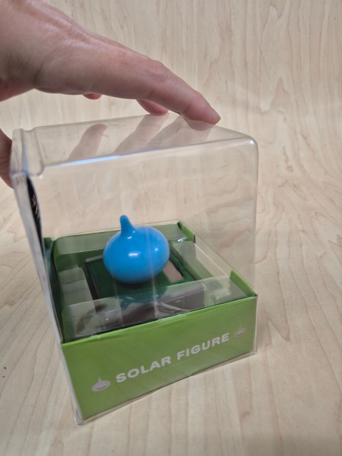Figurine solaire Dragon Quest Slime bleu - photo numéro 5