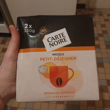 Lot de 2 paquets de café petit déjeuner moulu carte noire