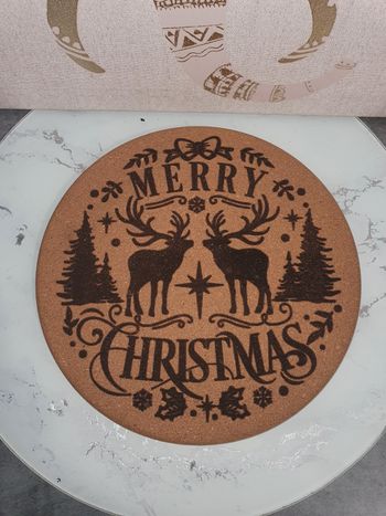 Dessous de casserole cerf de Noël