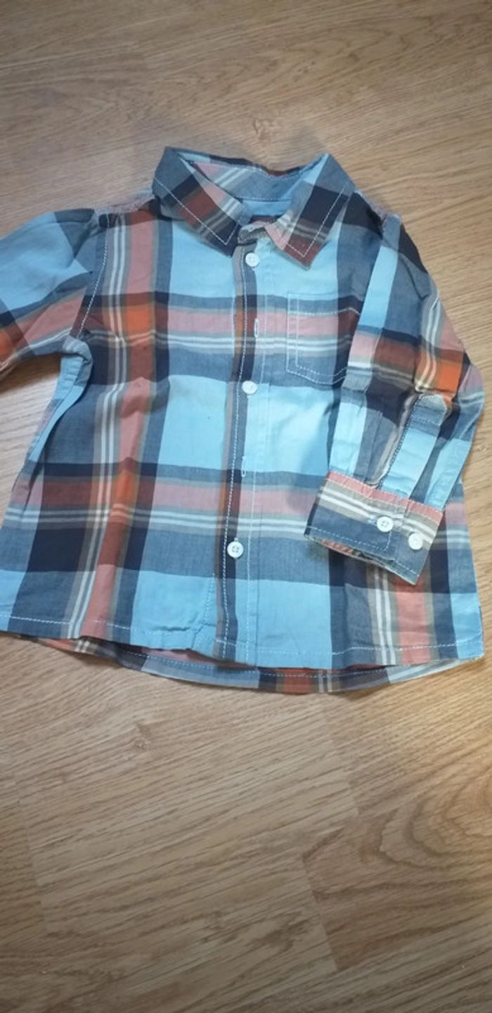 Chemise à carreaux esprit