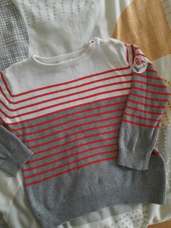 Pull marinière Vertbaudet 3A