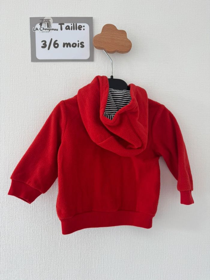 Gilet à capuche - taille 3/6 mois 🌼 - photo numéro 3