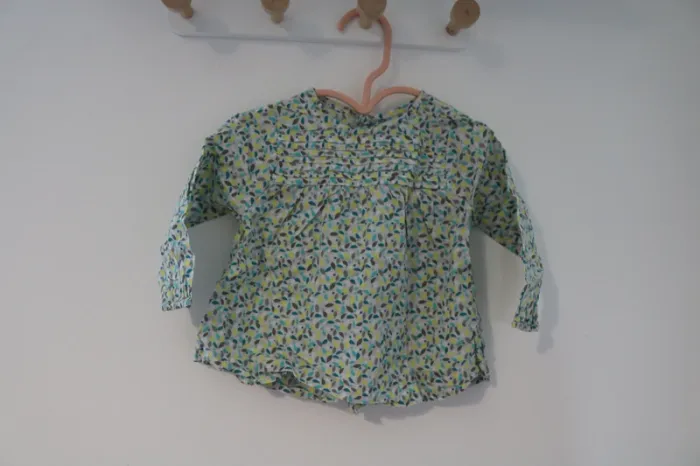 Ensemble blouse Obaïbi et short Tex 6 mois - photo numéro 5