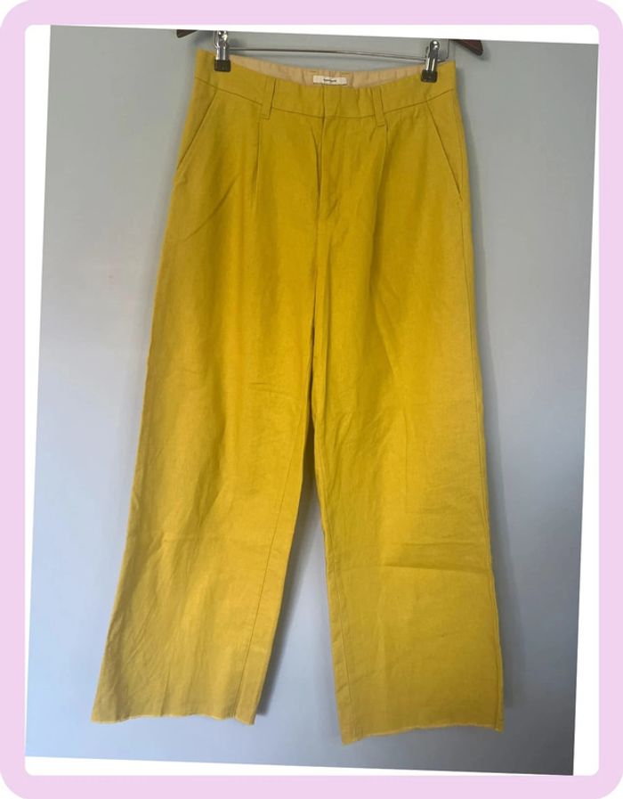 Pantalon fluide jaune Journal Standard – Taille 40 – Léger & stylé - photo numéro 4