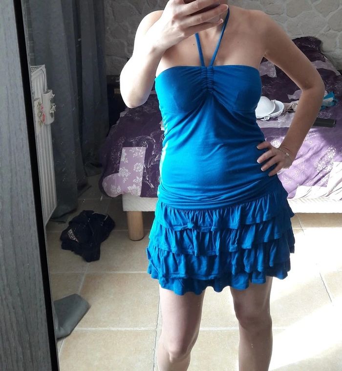 robe kiabi bleue M - photo numéro 3