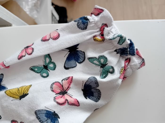 T-shirt manches longues motif papillon multicolore - photo numéro 4