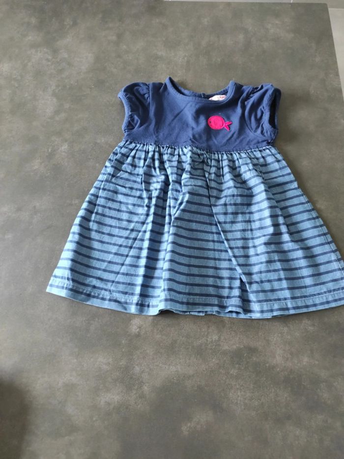 Robe bleu 12 mois - photo numéro 3