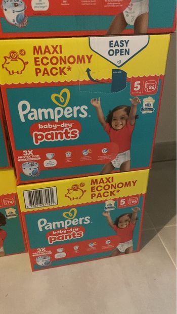 Couches Pampers T5