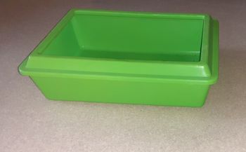bac à litière en plastique pour chats