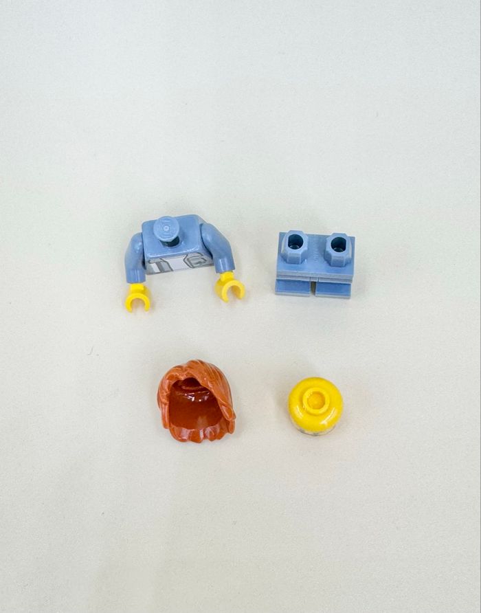 Lego City : Ouvrier à la Casse Automobile (visage double expression) - NEUF - photo numéro 7