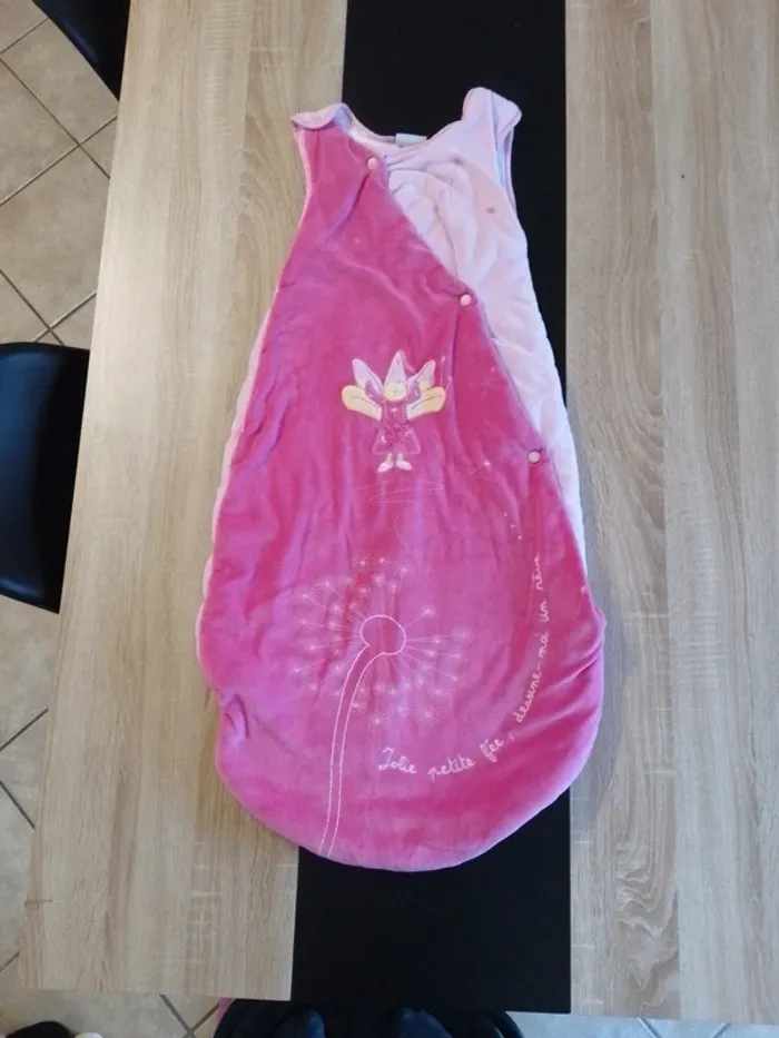 Gigoteuse chaude mots d'enfants adaptable de 80 à 100cm environ