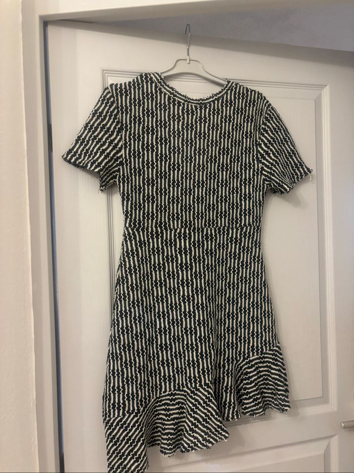 Robe manches courtes en crochet Zara S - photo numéro 6