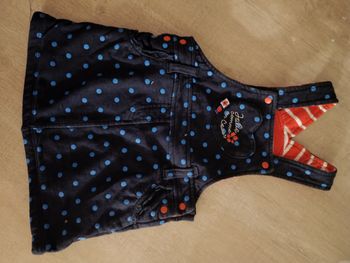 Robe salopette en jean