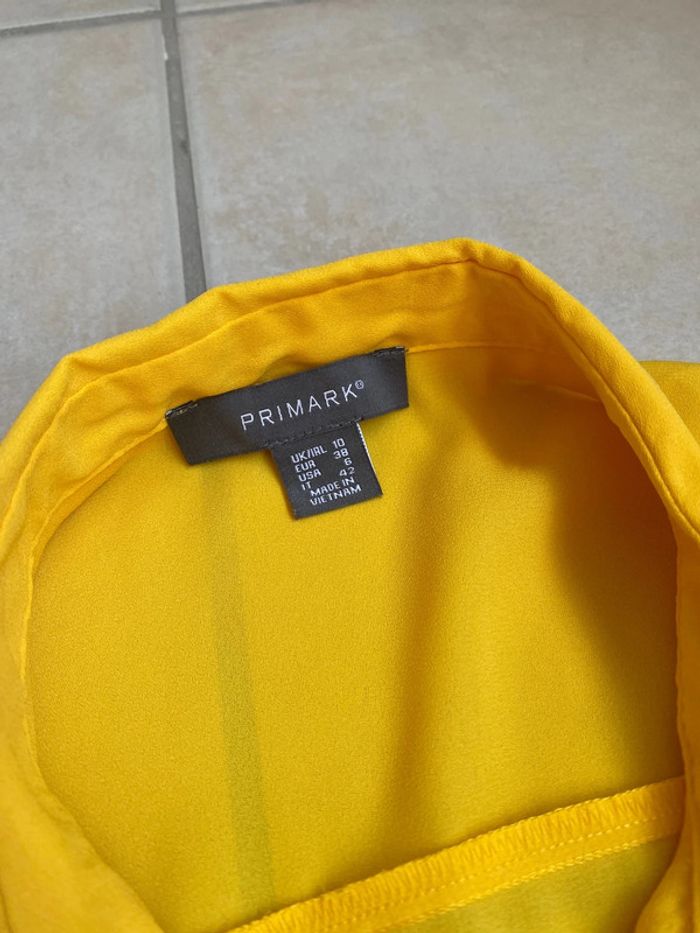 Chemisier jaune  neuf taille 38 - photo numéro 2