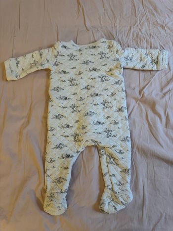 Combinaison matelassée Natalys - 6 mois