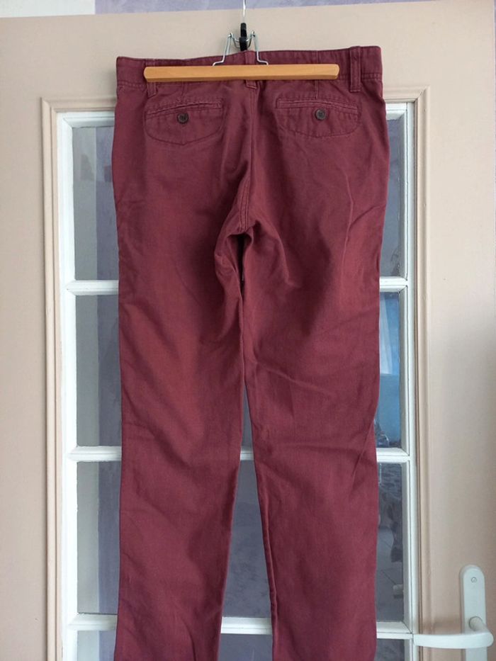 Jean Bordeaux slim homme - photo numéro 3