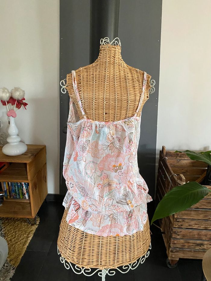 Débardeur péplum ICHI taille S - photo numéro 4